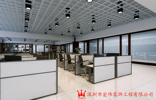 辦公區(qū)裝修效果圖