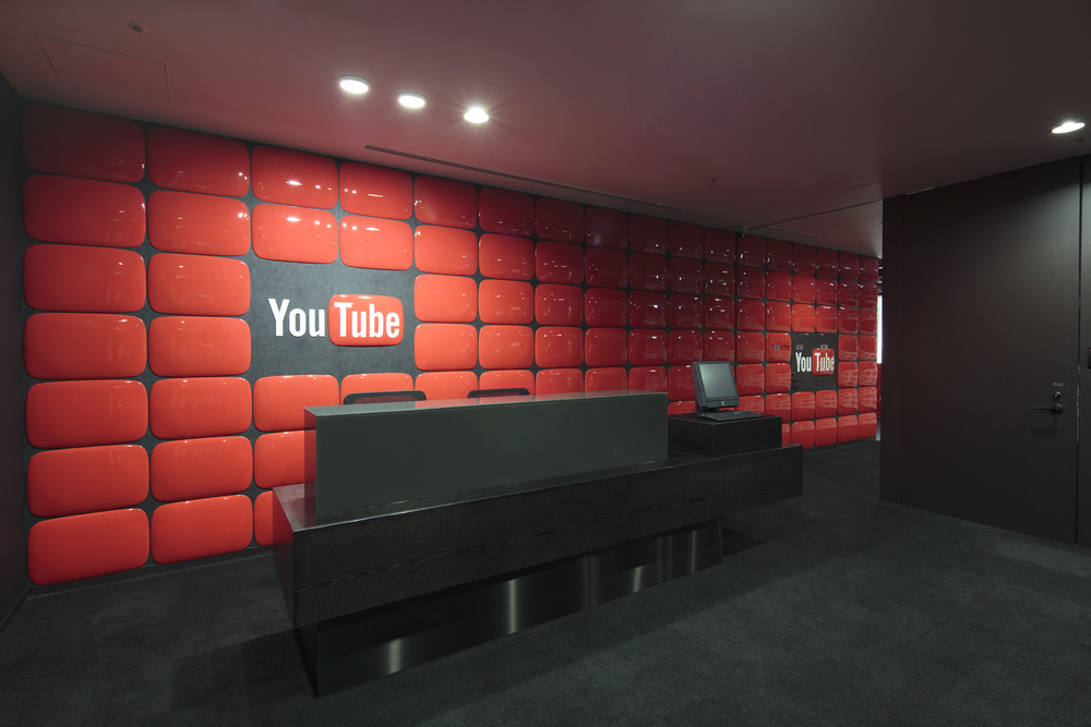 YouTube日本東京辦公室內(nèi)裝修新穎獨特